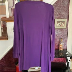 Purple sweater, jacket, brand new, never worn